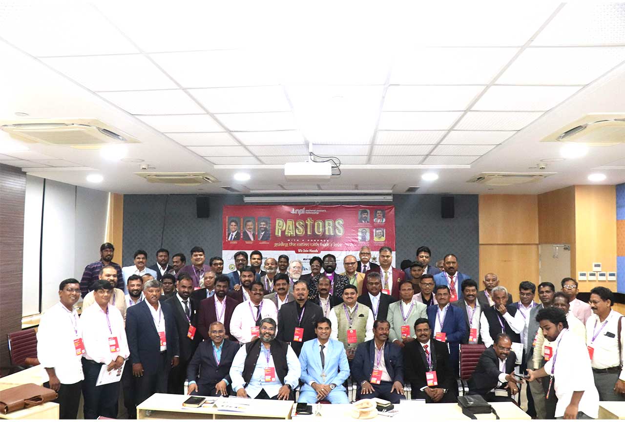 Pastors gathered at a National Pastors Fellowship event